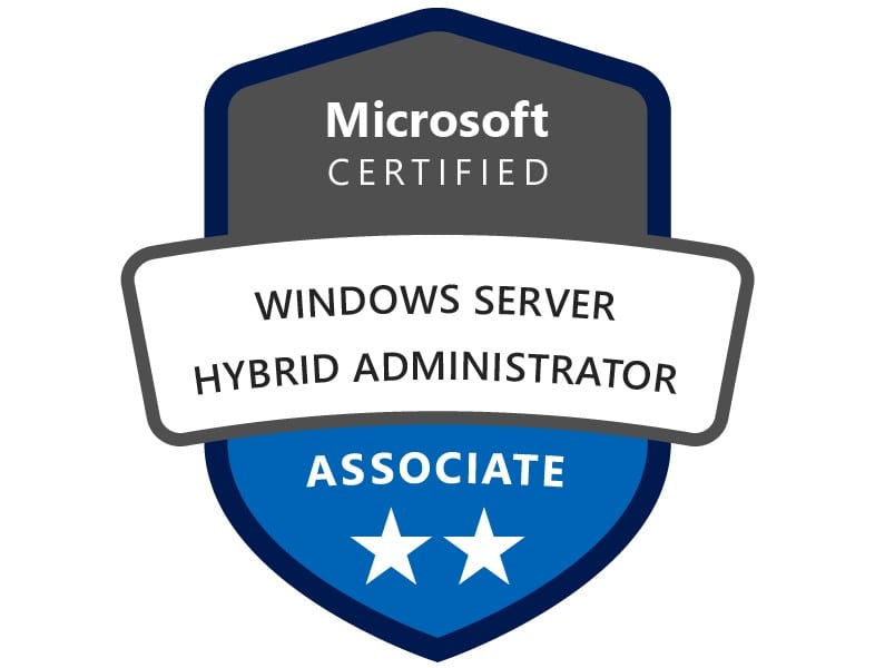 Windows Server Hybrid Administrator Associate