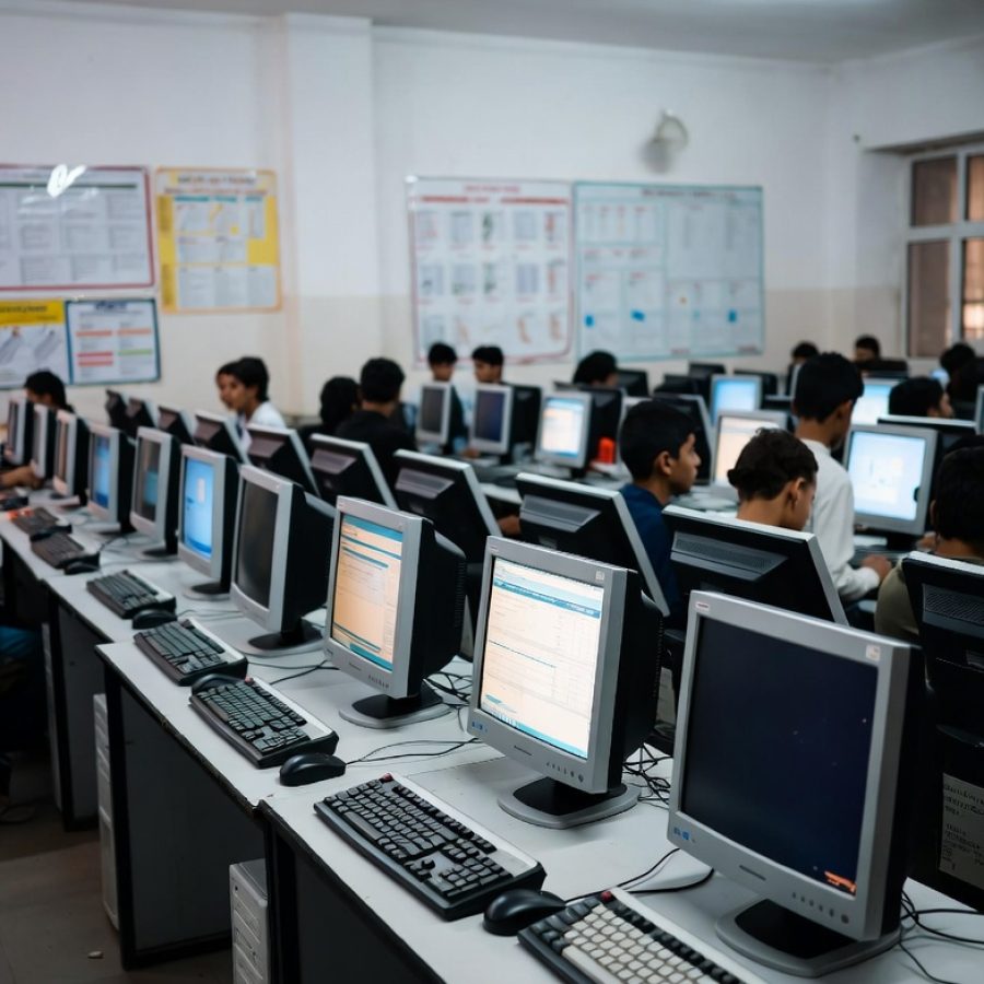 Students at Skills Share Hub